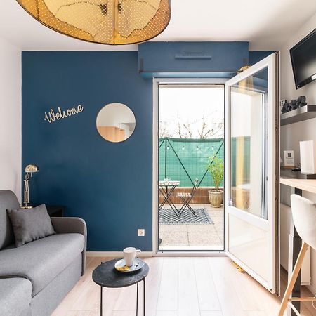 Studio Centre-Ville Avec Terrasse Et Parking Securise Gratuit Nantes Dış mekan fotoğraf